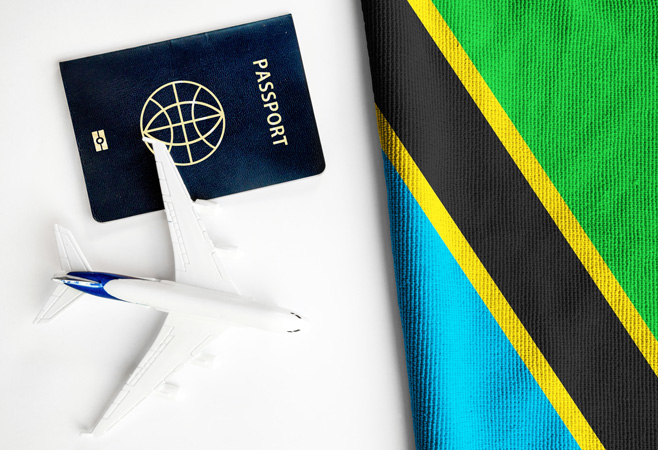 Upon re-entry into Tanzania, apply for a new visa on arrival