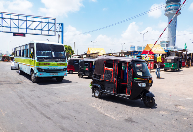 Buses are the most common mode of transportation, linking nearly all cities and towns