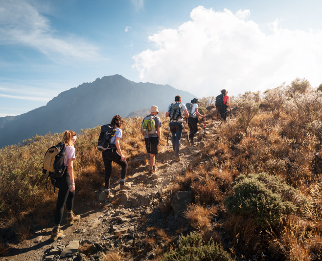 Despite being the second-highest mountain in Tanzania, the climb up Mount Meru is considered an alternate adventure
