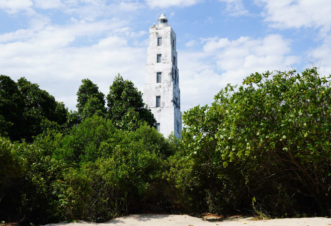 History enthusiasts can visit the island’s historic lighthouse, which is a testament to its fascinating past