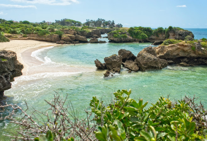 This popular public beach is a cultural hub where the city meets the sea.