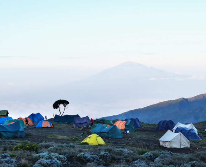 Arusha national park is one of the best camping sites in Tanzania