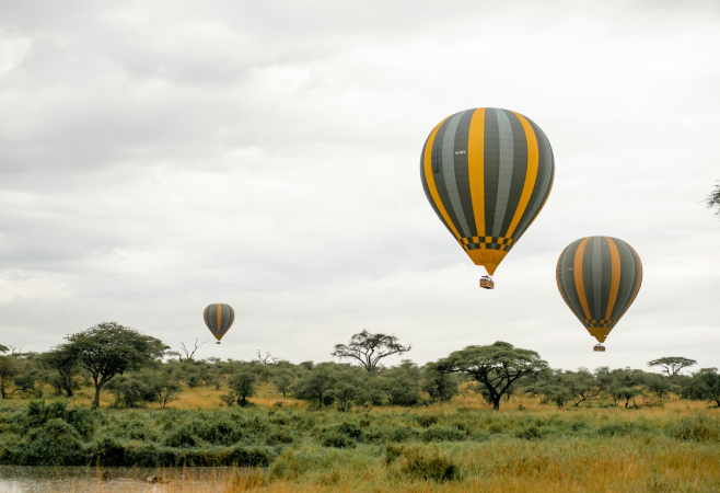 Combine breathtaking aerial views with a spectacular sunrise, and you’re close to imagining the splendour of an East African hot-air balloon safari. Combine breathtaking aerial views with a spectacular sunrise, and you’re close to imagining the splendour of an East African hot-air balloon safari.