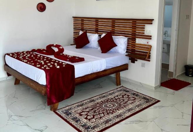 Sunset Kendwa Hotel has a restaurant with diverse cuisine, a sunset bar at the beach, and a pool surrounded by white sand