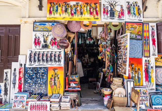 Tinga Tinga Arts Cooperative Society is a renowned attraction founded by Edward Saidi Tingatinga in the 1960s.