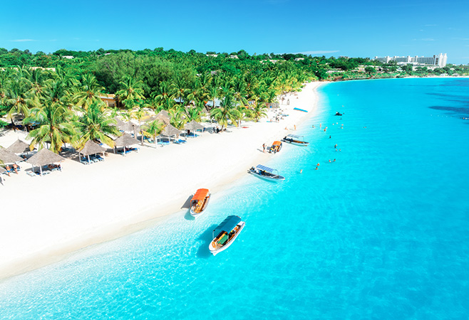 Zanzibar offers a mix of beach relaxation, adventure, culture, and marine activities.